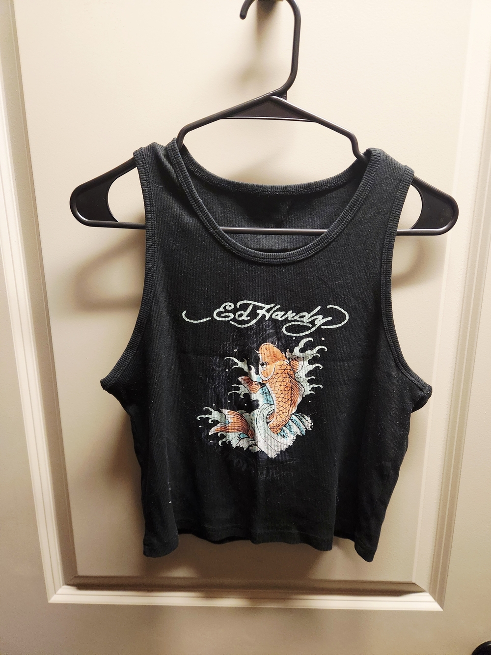 Ed Hardy Black Tank Top